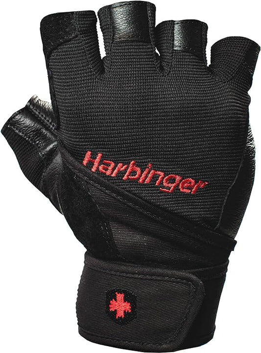 Harbinger - Pro Wrist-Wrap Weight-Lifting Gloves